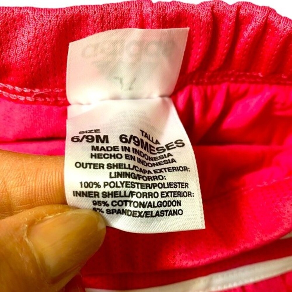 Adidas Girls Pink Athletic Skort - Picture 4 of 5